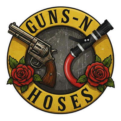 Guns N Hoses logo design