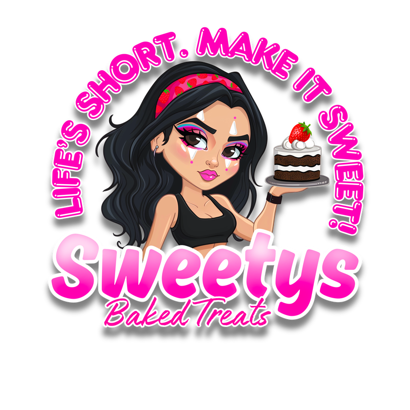 Sweetys Baked Treats logo design