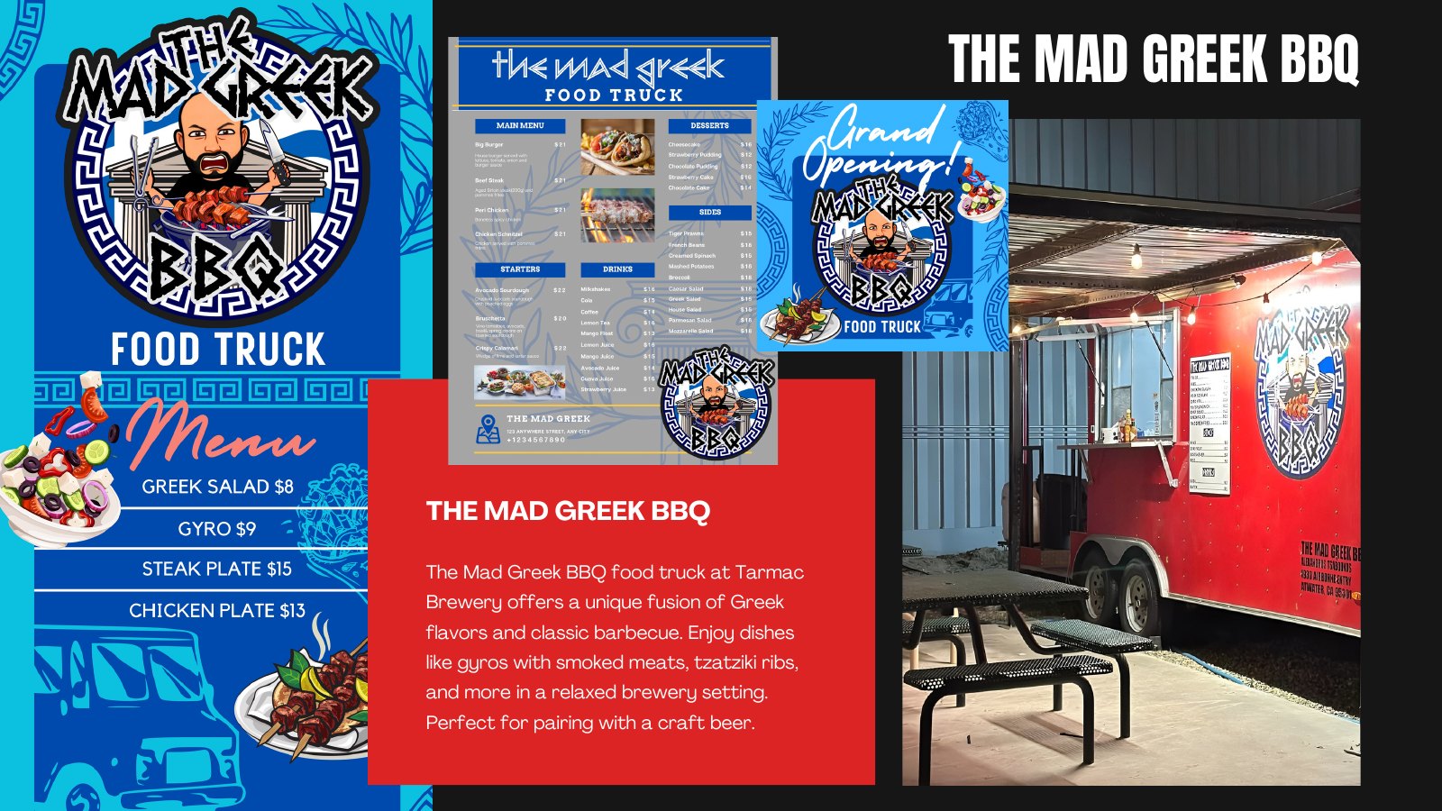 The Mad Greek BBQ portfolio page