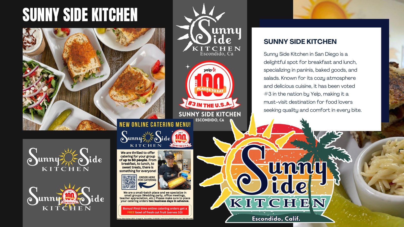 Sunny Side Kitchen portfolio page