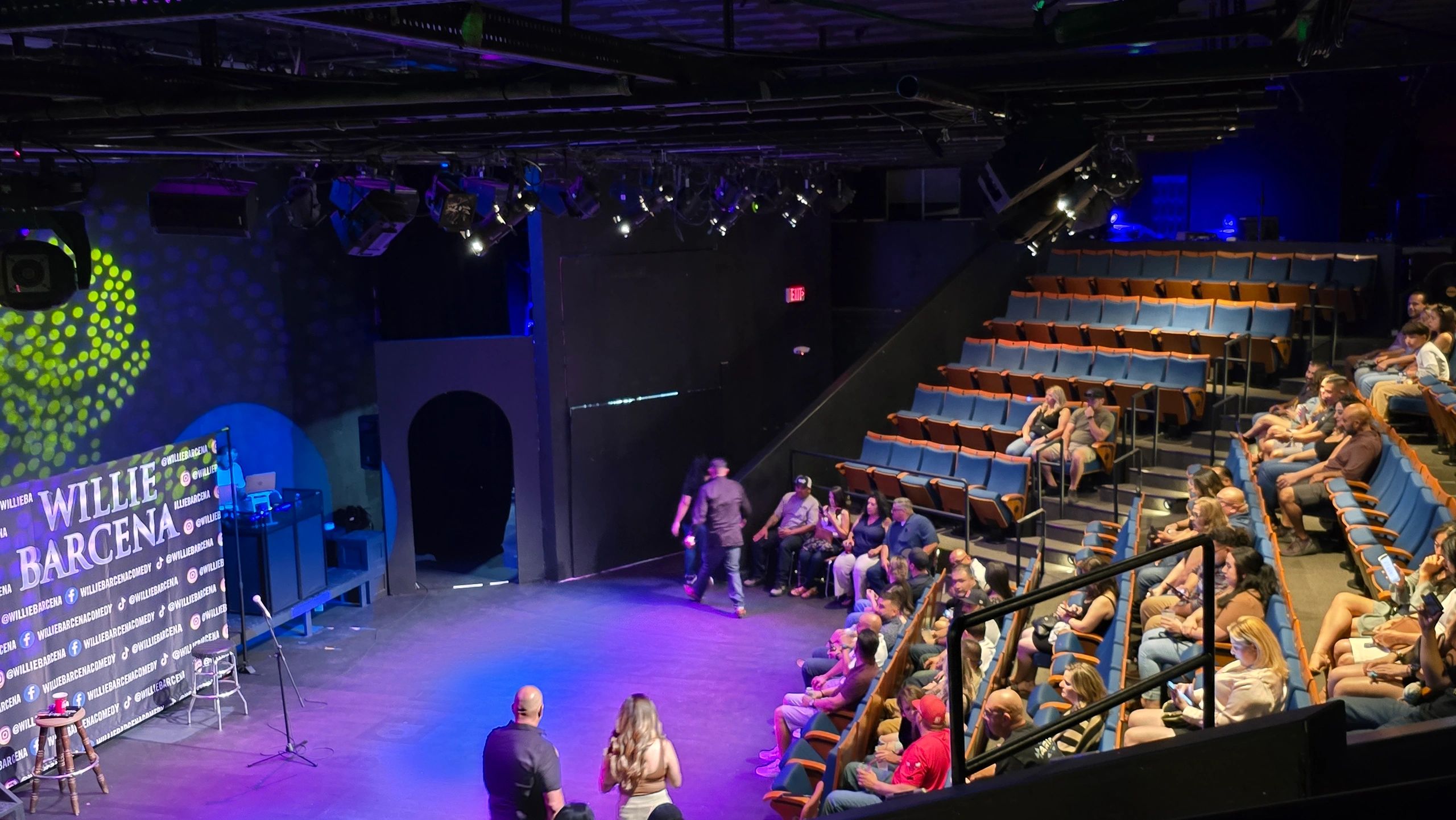 Live event in a theater
